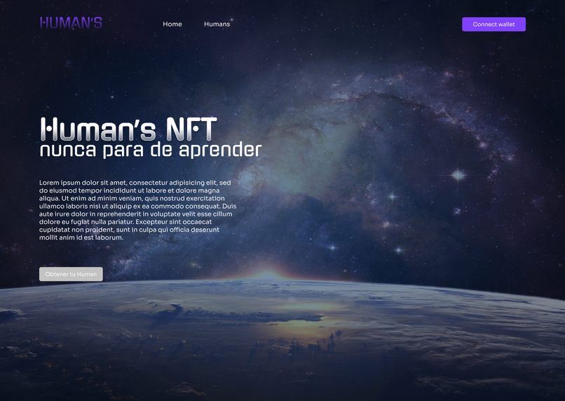 NFT Collectible Humans – screenshot 1