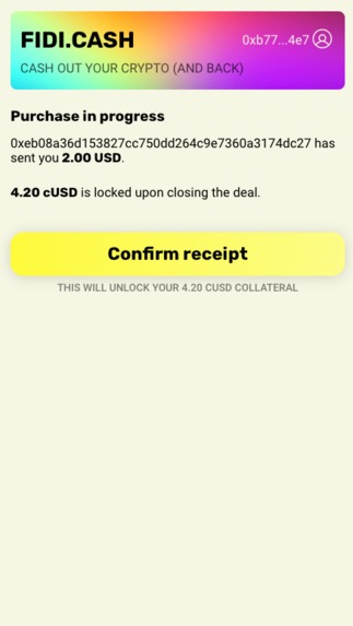 FIDI.CASH – screenshot 3