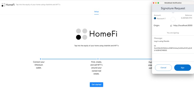 HomeFi - Decentralized home equity – screenshot 1