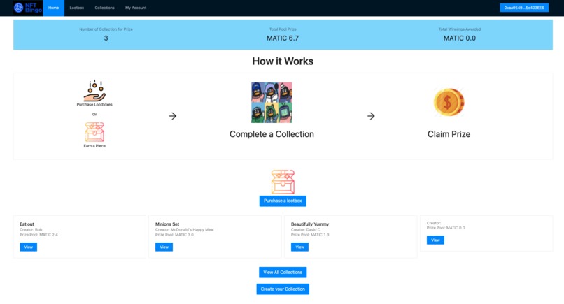 NFT Bingo – screenshot 2