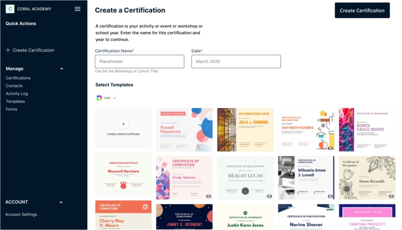 Blockchain Accreditation – screenshot 4