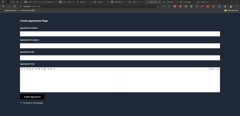 Chain Agreement – screenshot 3
