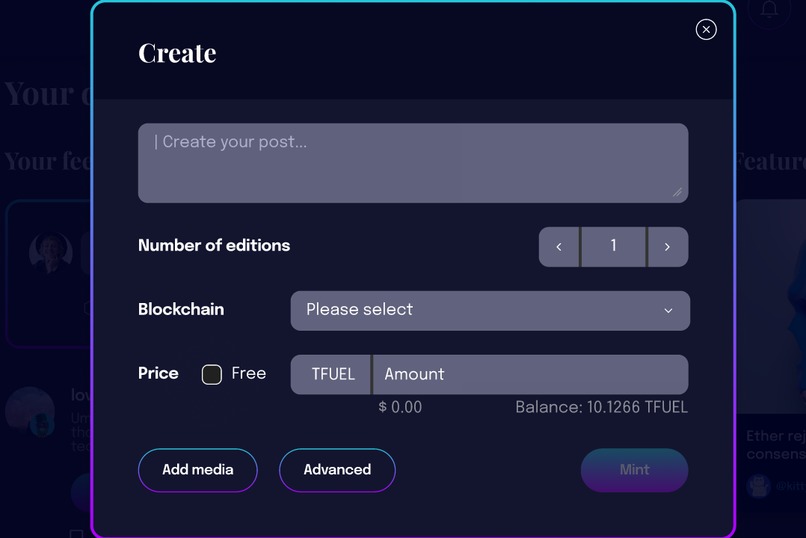 VIBES.org NFT Minting Portal and Marketplace – screenshot 7