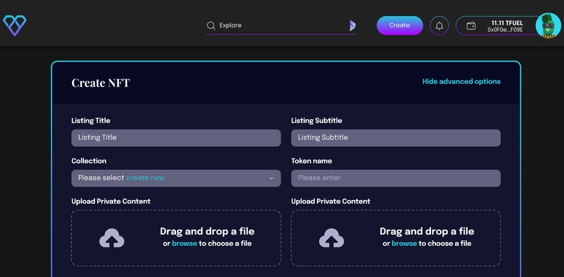 VIBES.org NFT Minting Portal and Marketplace – screenshot 8