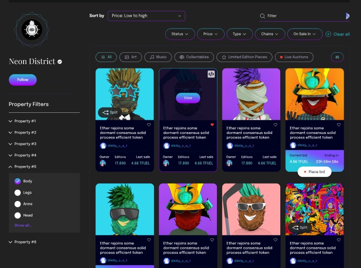 VIBES.org NFT Minting Portal and Marketplace – screenshot 5