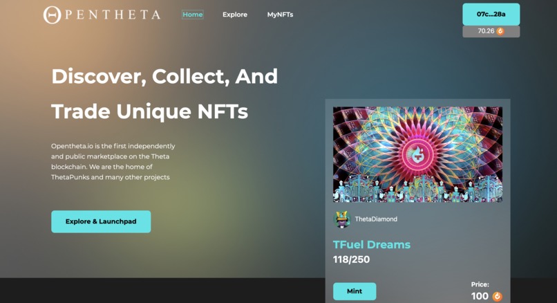 OpenTheta.io – screenshot 1