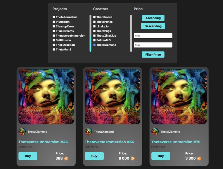 OpenTheta.io – screenshot 3