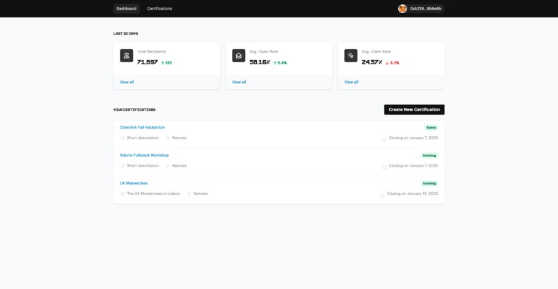 Blockchain Accreditation – screenshot 5