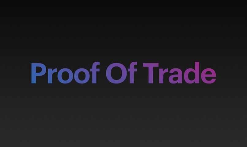 Proof Of Trade on Clover – screenshot 1
