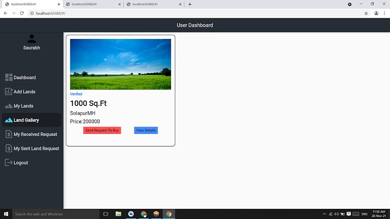 Property Registration Using Blockchain – screenshot 4