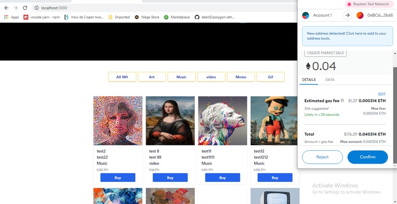 SpaceArt- Nft Marketplace – screenshot 2