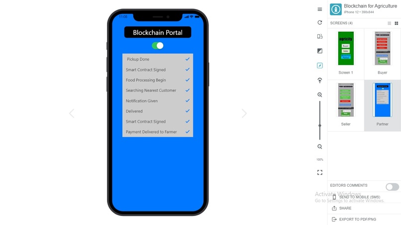 Blockchain Based Logistics and Supply Chain in Agriculture – screenshot 5
