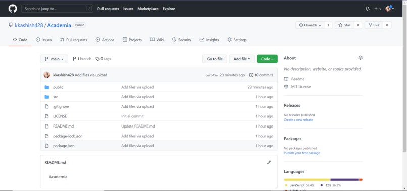Academia – screenshot 1