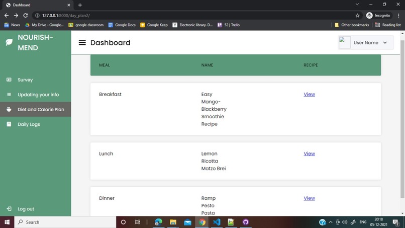 NOURISH-MEND – screenshot 3