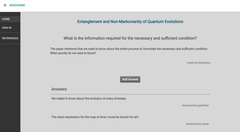 Rexchange – screenshot 2