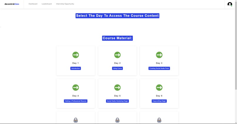Decentral Classroom – screenshot 2