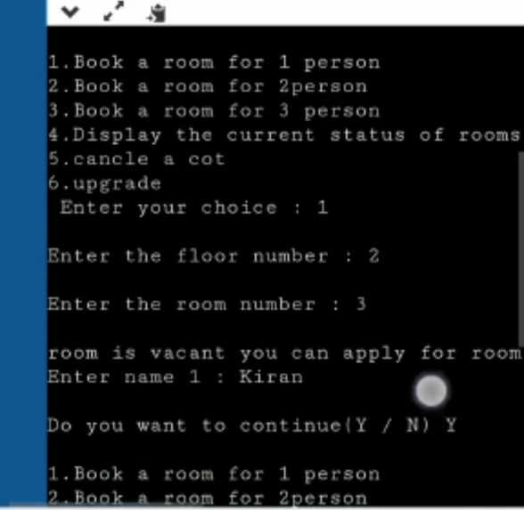 Hostel Booking Management – screenshot 3