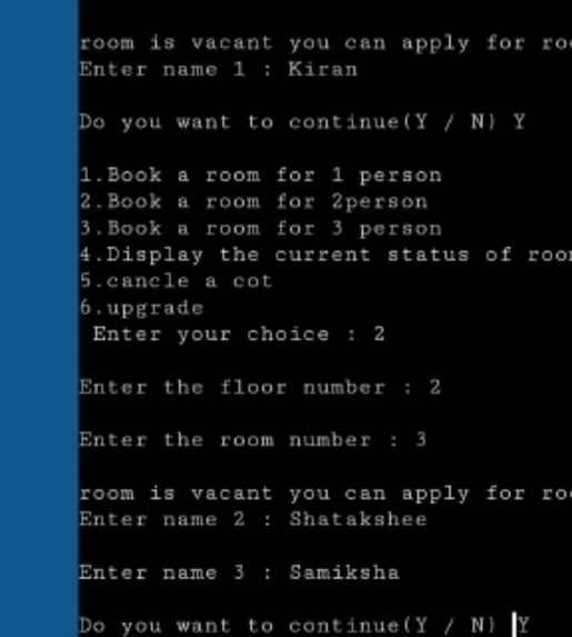 Hostel Booking Management – screenshot 4