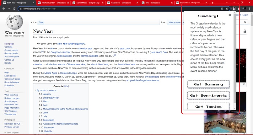 Summarize it – screenshot 2