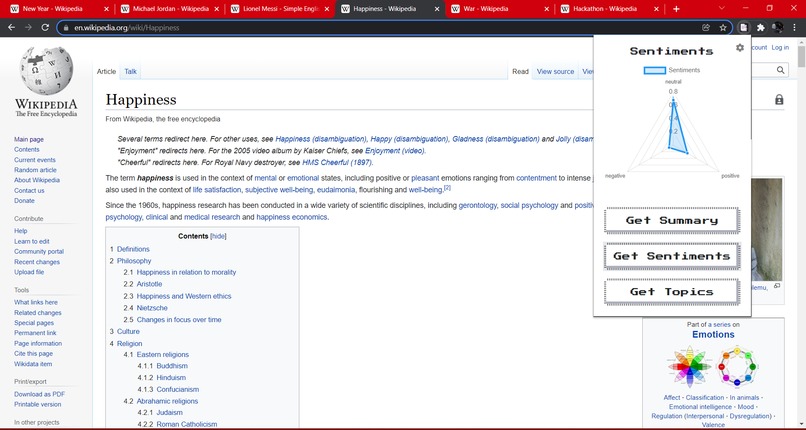 Summarize it – screenshot 3