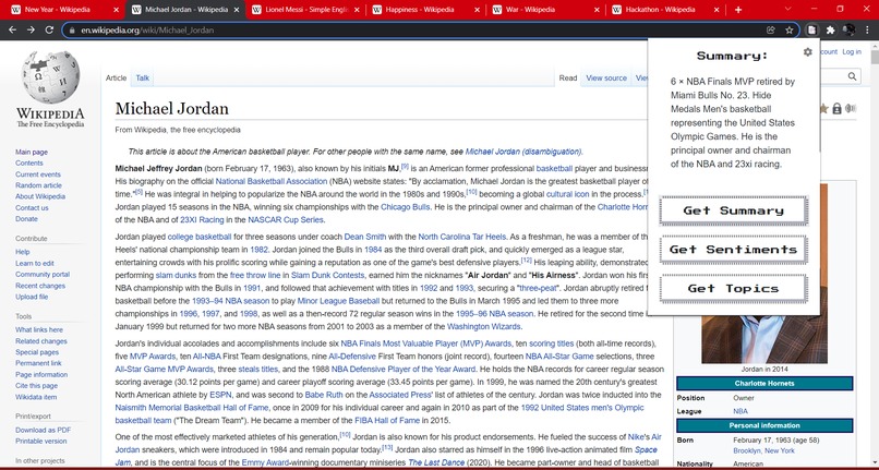 Summarize it – screenshot 5