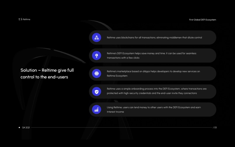 Reltime Defi Ecosystem – screenshot 4