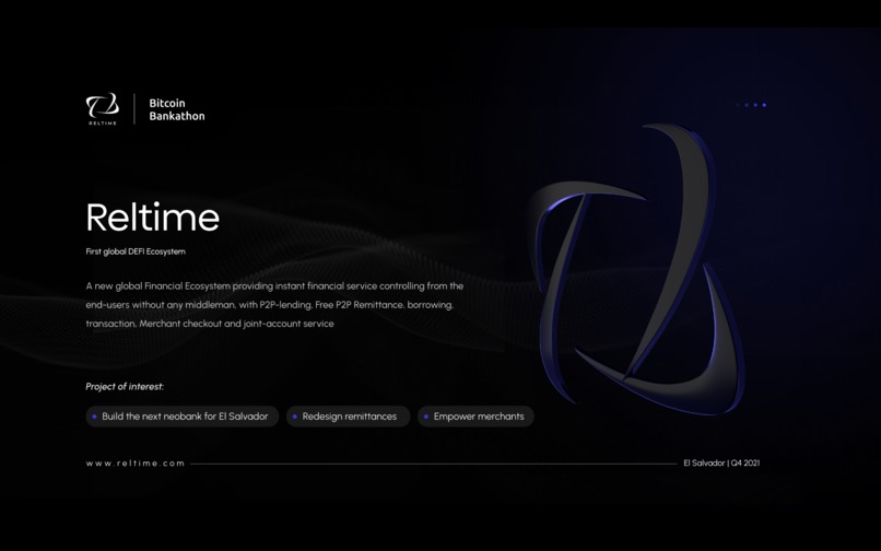 Reltime Defi Ecosystem – screenshot 1