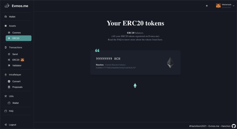 Evmos.me – screenshot 4