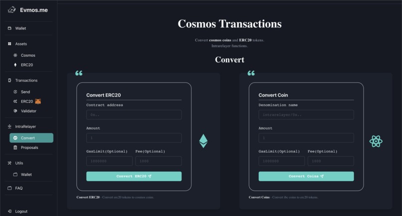 Evmos.me – screenshot 8
