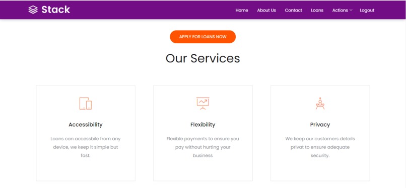 E-loan  – screenshot 1