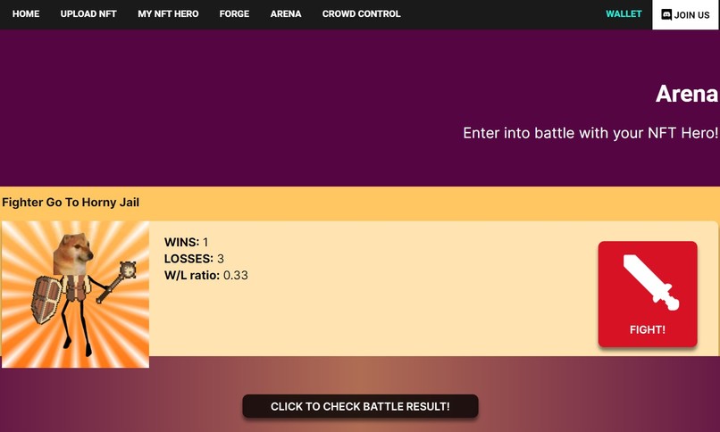 CrowdControl NFT Arena – screenshot 8