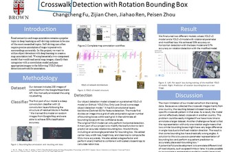 Using Rotational Bounding Box for Zebra Crossing Detection