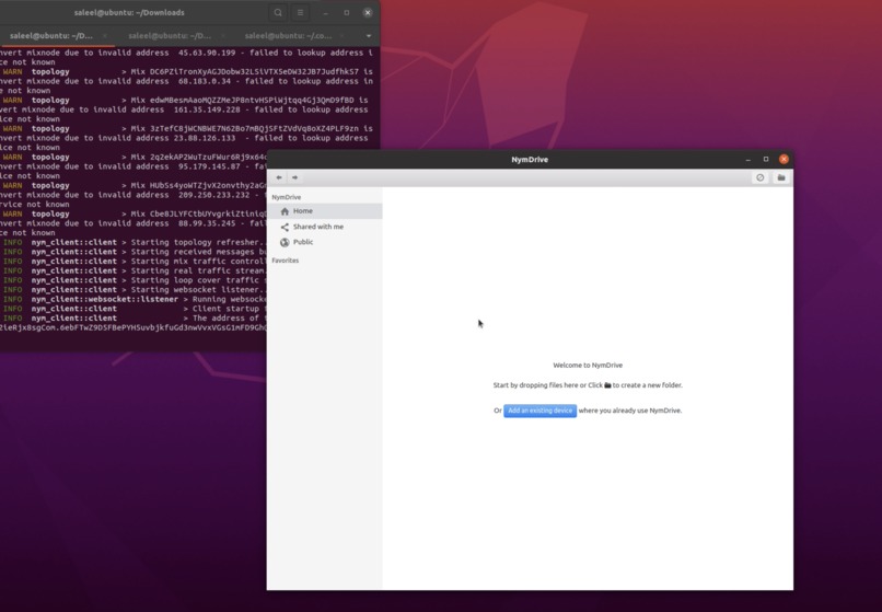 NymDrive – screenshot 3