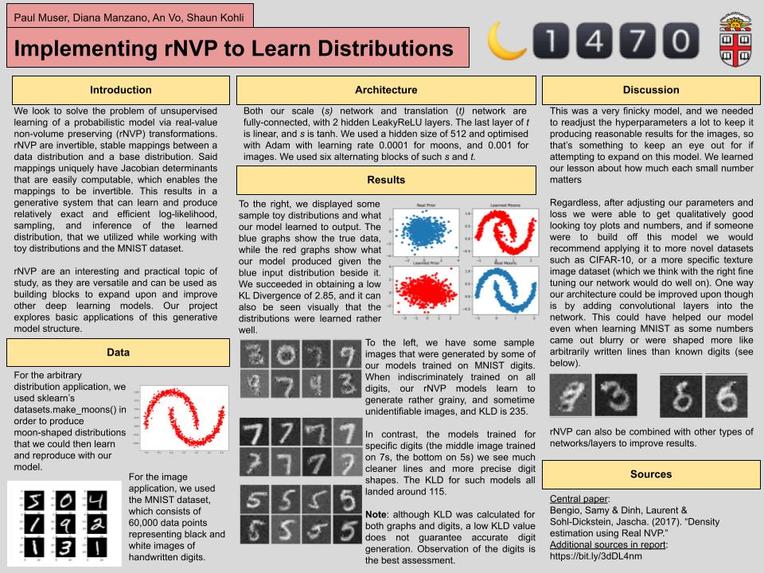 Implementing rNVP to learn distributions  – screenshot 1