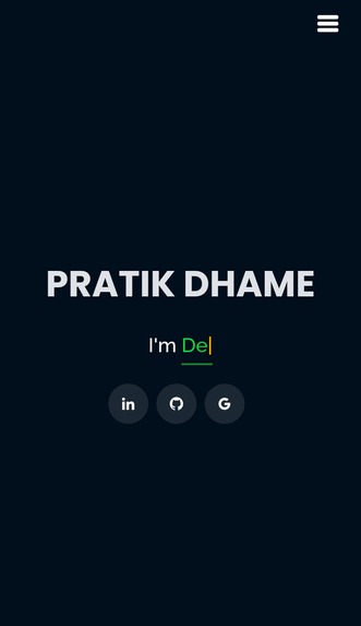 Portfolio – screenshot 1