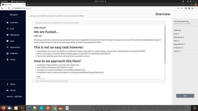 filespace – screenshot 1