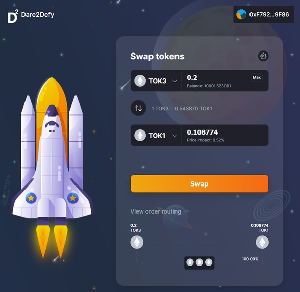 Evmos Balancer – screenshot 1