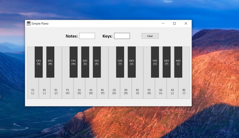 Simple Piano v1.0 – screenshot 1