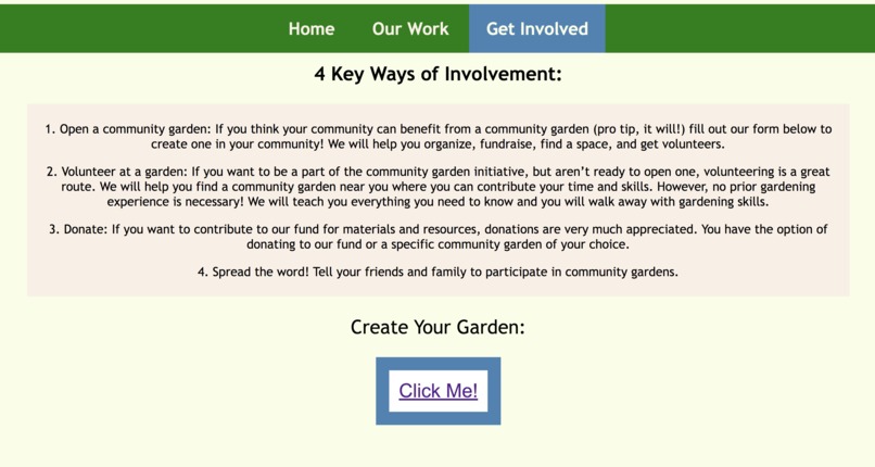 HACK JA - Social Good Website; Teen Community Gardens – screenshot 3