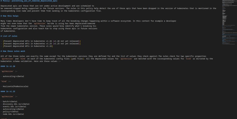 Preventing Kubernetes Deprecated Apis Using Datree – screenshot 4
