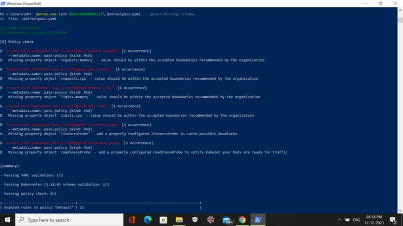 Datree: Containers_Best_Practices – screenshot 5