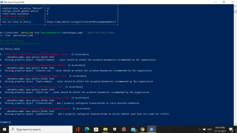 Datree: Containers_Best_Practices – screenshot 7