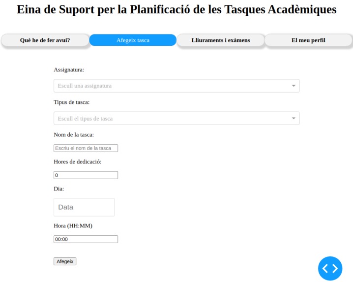 Un horari per a tu – screenshot 2