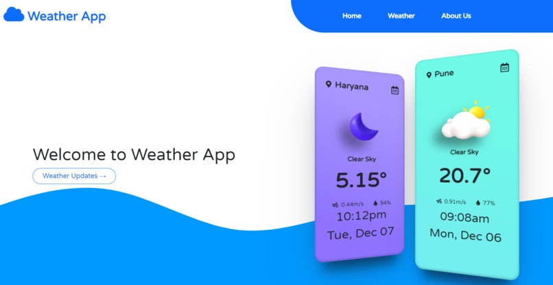 Weather App – screenshot 1