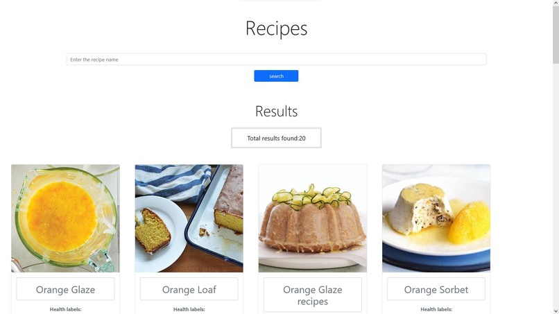 Recipe Searcher – screenshot 2