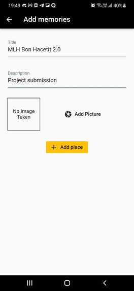 MyMemories – screenshot 2