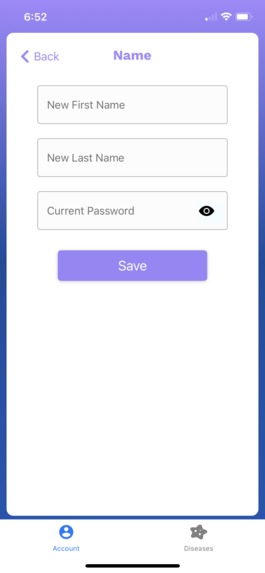 Disease Database – screenshot 1