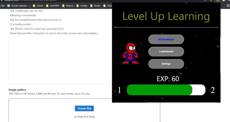 Level Up Learning (LUL) – screenshot 1