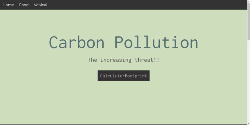 Carbon Footprint Calculator – screenshot 1