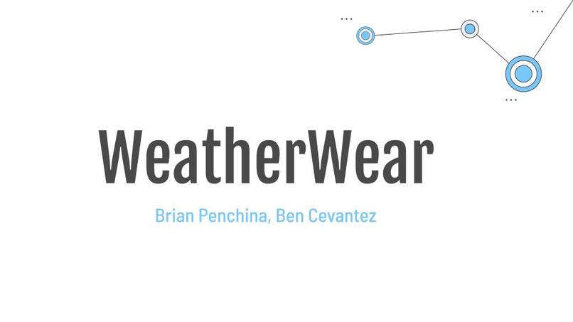ESE 111, Team 19, WeatherWear – screenshot 1